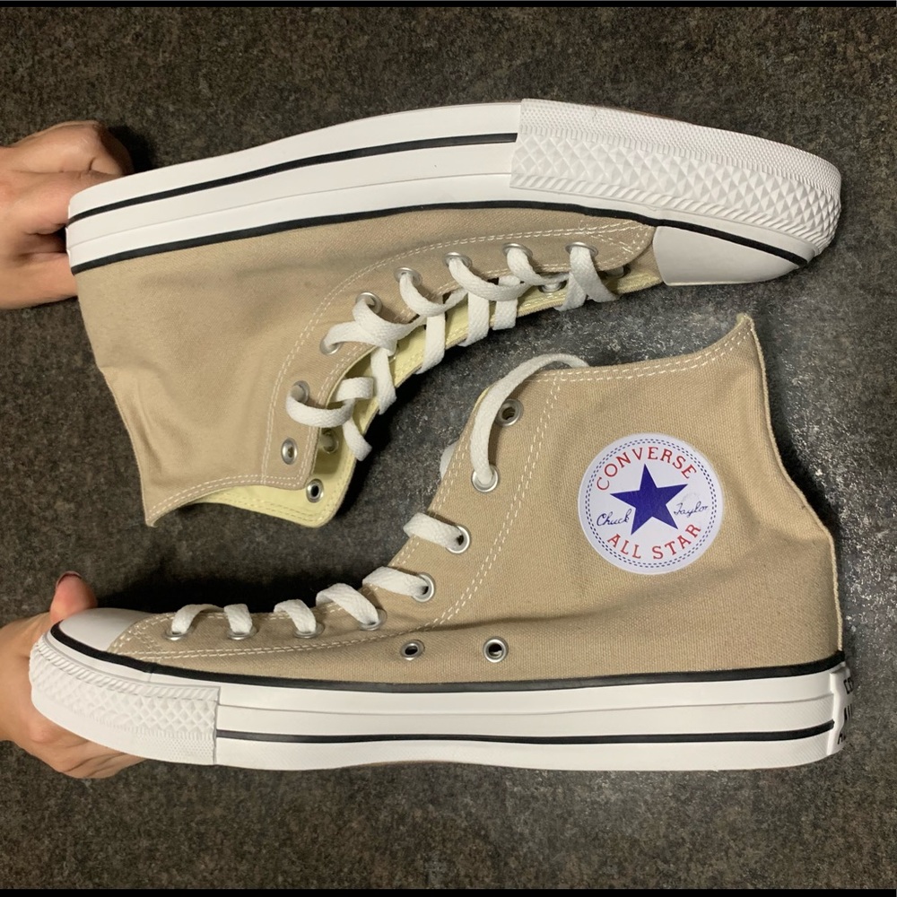Converse Tan Khaki Canvas Classic High Top